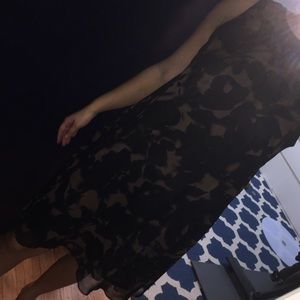 Taylor silk/leather dress